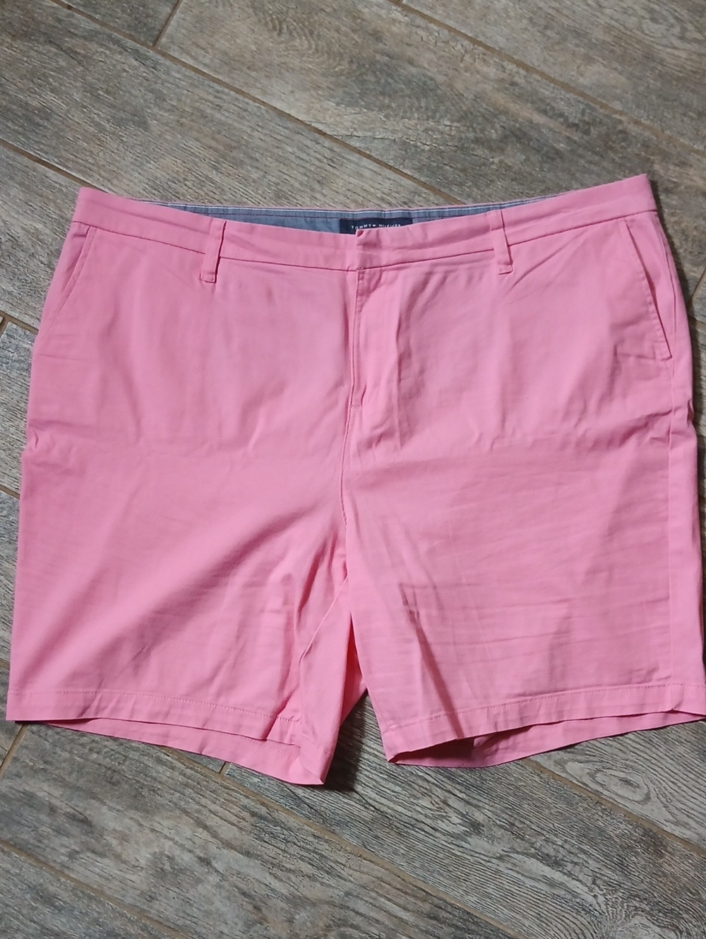Plus Size Tommy Hilfiger Pink Bermuda Shorts - Classic Chino
